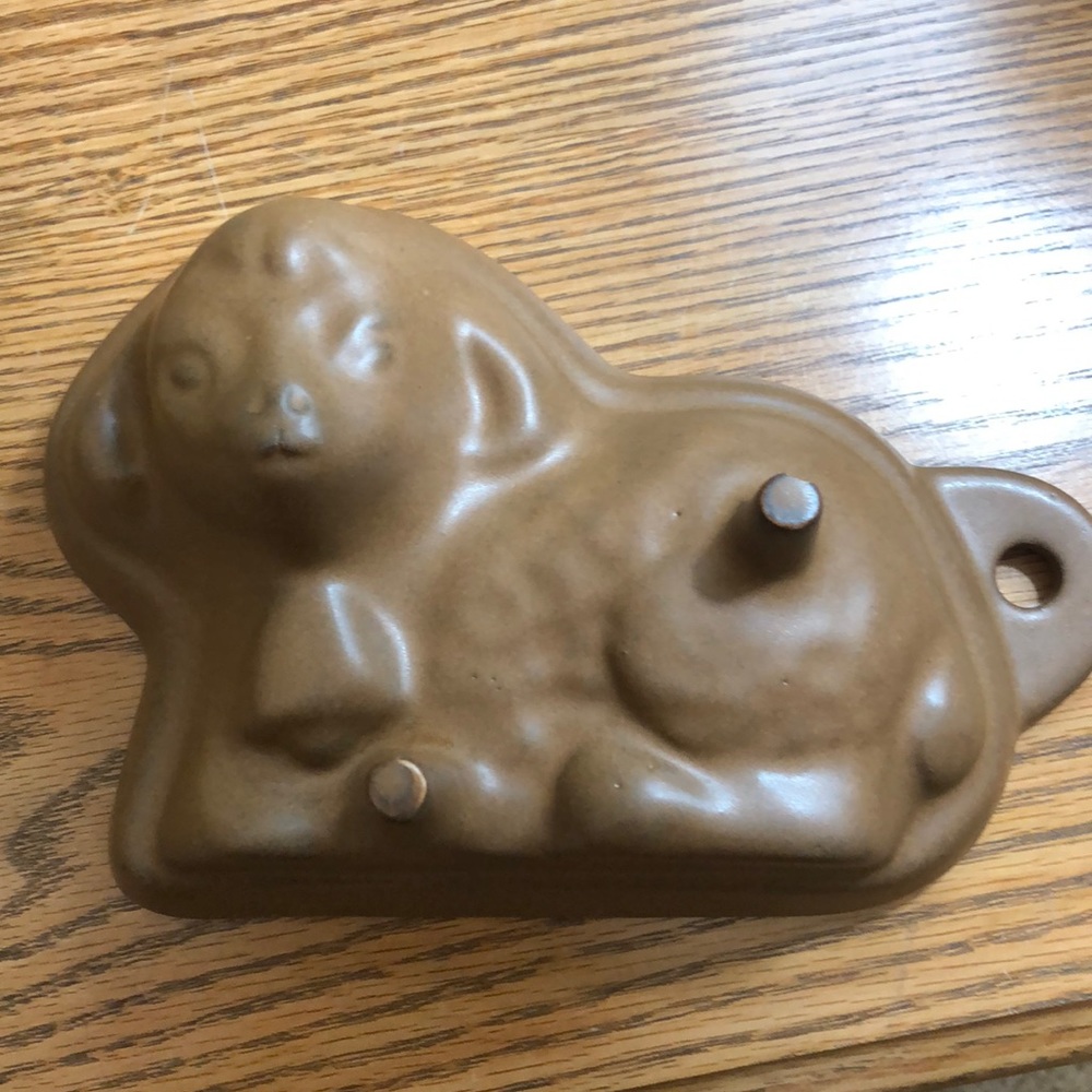 Butter mold Lamb shaped cast iron nice quality